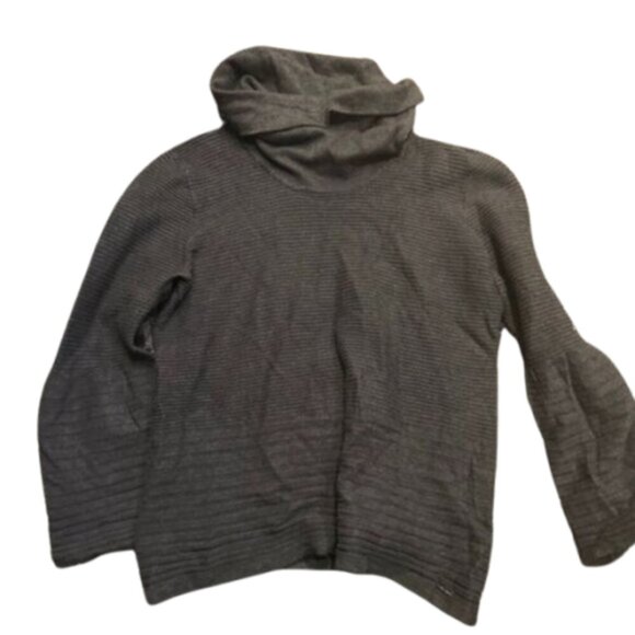 Calvin Klein Dark Grey Cowl Neck Sweater size medium - Picture 1 of 5